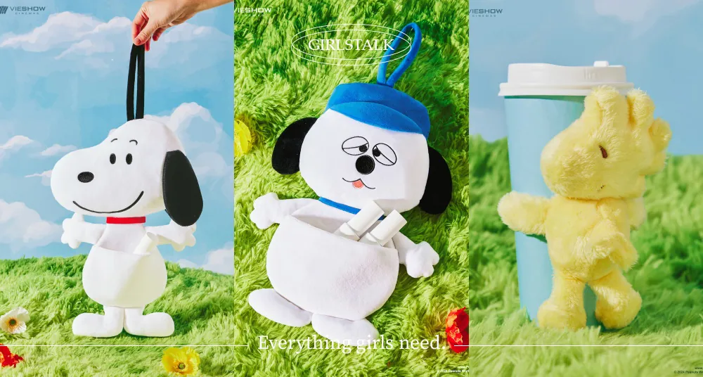 秒殺要收！威秀影城第二波「史努比」10款周邊超萌登場！奧樂夫收納掛袋、糊塗塔克＆史努比限定色杯套可愛翻！